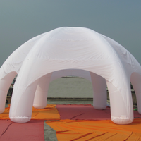 Tente araignée gonflable, dôme gonflable multi-arches, abri gonflable portable pour événements, promotion et activités en salons professionnels