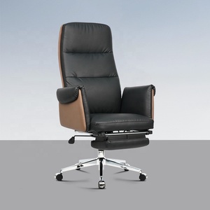 Silla <span class=keywords><strong>de</strong></span> oficina <span class=keywords><strong>de</strong></span> múltiples funciones con respaldo <span class=keywords><strong>alto</strong></span>, silla <span class=keywords><strong>de</strong></span> <span class=keywords><strong>trabajo</strong></span> reclinable <span class=keywords><strong>de</strong></span> cuero para siesta para personal con <span class=keywords><strong>taburete</strong></span> oculto para pies - Product Image 6