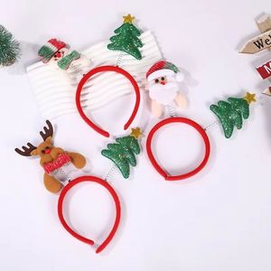 Serre-tête pour enfants de Noël, design printanier, personnalisé, en tissu, avec boucle, décorations de mode - Product Image 1