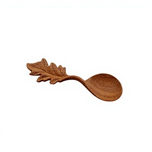 Cuchara de Servir de Madera Mini de Diseño Clásico con Indicador de Temperatura, Ecológica, Estilo Japonés, Accesorio para Té y Café - Precio de Oferta - Product Image 1