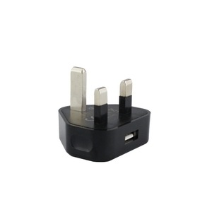 Chargeur de téléphone portable standard britannique 5V1A 10W, adaptateur USB, option portable de voyage, blanc - Product Image 3