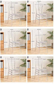 Nouvelle chaise de salon d'hôtel, chaises <span class=keywords><strong>pour</strong></span> banquets de mariage et événements, chaise trône royale antique en plastique transparent robuste de style <span class=keywords><strong>jardin</strong></span> français - Product Image 6