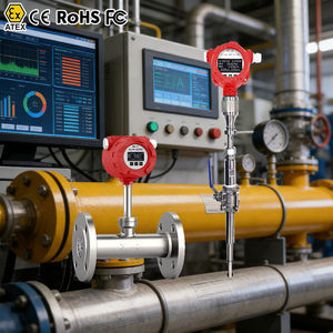 Medidor de Flujo de Gas Natural, Medidor de Flujo de <span class=keywords><strong>Propano</strong></span>, Medidor de Flujo con Brida, Medidor de Flujo Digital, <span class=keywords><strong>Precio</strong></span> - Product Image 1