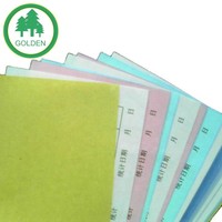 Papel NCR sin Carbón de 3 Capas, Ecológico, de 70 g/m², para Documentos Comerciales Bancarios y Financieros, CB CFB CF, Venta al Por Mayor de Fábrica