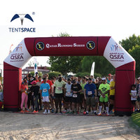 Arche gonflable publicitaire personnalisée pour événements sportifs, ligne de départ et d'arrivée pour courses
