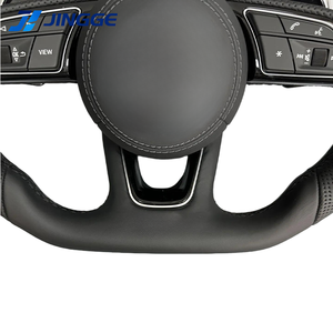 Volant <span class=keywords><strong>sport</strong></span> en cuir pour <span class=keywords><strong>Audi</strong></span> RS6 TT RS4 S3 S4 S5 S6 S7 A3 A4 A5 A6 A7 A8 avec fibre de carbone et pour - Product Image 4