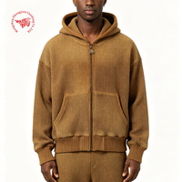 Vêtement d'extérieur pour homme en coton 100% respirant, style vintage, tricot gaufré, coupe ample, épais, avec motif