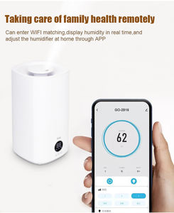 Siêu âm 5L Top-Fill <span class=keywords><strong>Humidifier</strong></span> với điều khiển cảm ứng và điều chỉnh đầu ra sương mù - Product Image 4