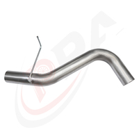 Tuyau d'échappement en acier inoxydable personnalisé de 4 pouces pour GM Chevy GMC 6.6L 2017-2023 Silverado et Sierra 2500 3500