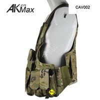 AKmax Ranger Gilet d'assaut tactique modulaire Panneau Gilet tactique Multi-cam Camouflage