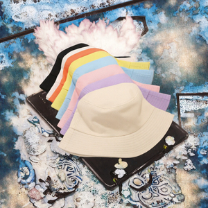 Chapeau Bob Unisexe en Coton Anti-UV Protection Solaire Visière Plage Pêche Personnalisable Logo Commande Petite Quantité - Product Image 2