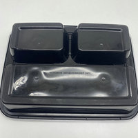Emballage alimentaire auto-chauffant personnalisé pour le déjeuner, boîte repas en PP, barquettes alimentaires jetables avec couvercle