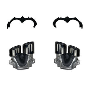 Embouts d'échappement arrière Tuyaux d'échappement de voiture Gorge d'échappement ovale pour Mercedes-Benz <span class=keywords><strong>CLA</strong></span> H247 GLA200 <span class=keywords><strong>220</strong></span> 250 GLA35 GLA45 - Product Image 2