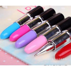 Gerçekçi sevimli ruj tükenmez kalem kore yaratıcı kırtasiye plastik ofis malzemeleri toptan reklam ödülü kalem - Product Image 4