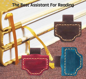 ที่คั่นหนังสือหนังวินเทจแบบแม่เหล็กพร้อมห่วงยางยืดสำหรับใส่ปากกา ที่คั่นหน้าหนังสือสำหรับคนรักหนังสือ มีจำนวนสั่งซื้อขั้นต่ำน้อย ที่คั่นหนังสือพร้อมที่ใส่ปากกา - Product Image 6