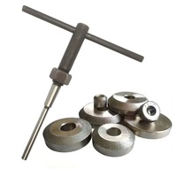 Jeu de fraises à soupapes de voiture de haute qualité 22-38 mm, outil de réparation de sièges de soupapes avec meule, outil à siège de soupape en alliage dur diamanté