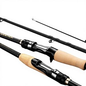 Caña de Pescar CRONY New ADDICTION Ultraligera de Carbono para Principiantes, Universal, de Largo Alcance, Acción Rápida, para Pescar Peces Mandarín y Lubina de Boca Ancha - Product Image 1