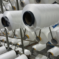 DTY 150D/48F SD SIM NIM 150/144F SD SIM NIM WHITE Denier Yarn Raw Polyester Poy Covered Spandex Yarn
