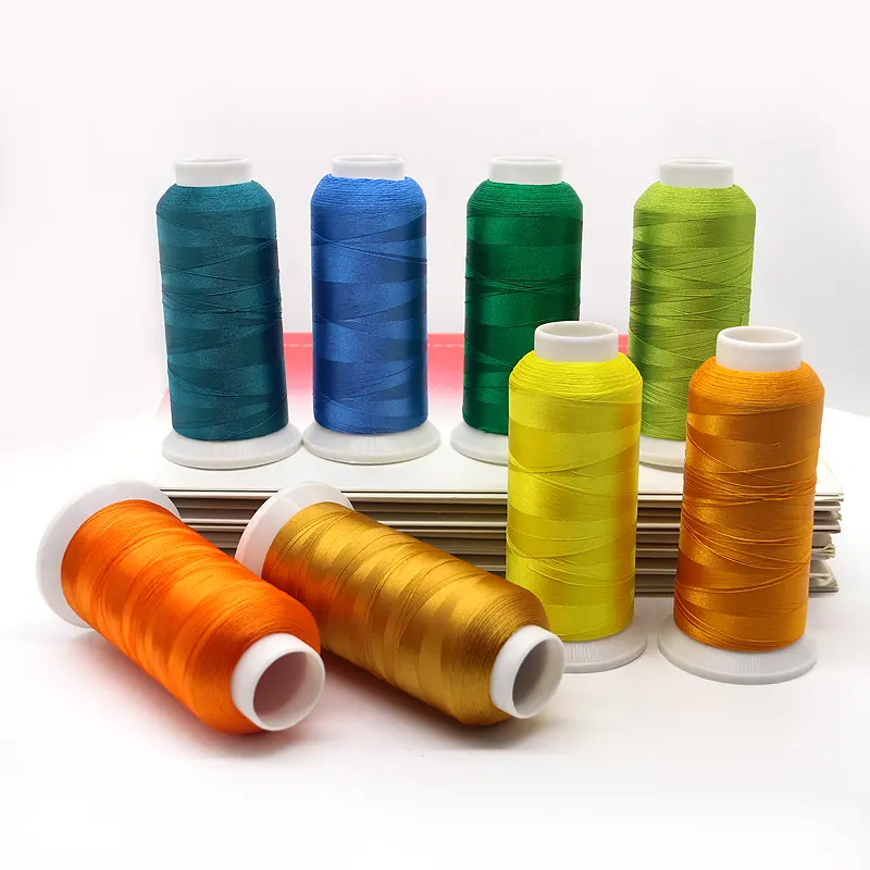 madeira computerized polyester 100% 4000 Yard 75d 120d/2 industrial embroidery sewing thread for embroidery machine