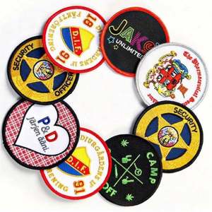 Manufacturer Design Clothing Applique <b>Patch</b> With Embroidered <b>Patches</b> Custom Embroidery - Product Image 4