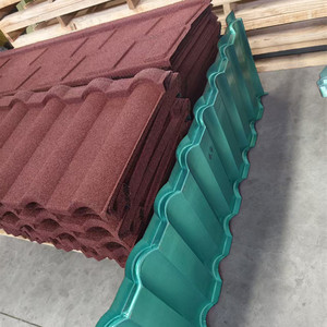 Tuile <span class=keywords><strong>de</strong></span> toiture en acier revêtu <span class=keywords><strong>de</strong></span> pierre, toiture standard en Alu-Zinc pour l'Amérique du Nord - Product Image 1