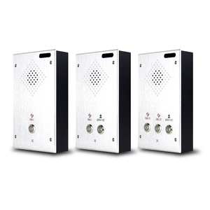 Téléphone VoIP étanche en métal pour extérieur, compatible IP65, avec fonction SOS et SIP - Product Image 1