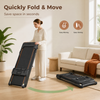 Tapis de course motorisé pliable pour la maison, machine de marche électrique avec écran d'affichage pour l'intérieur et inclinaison manuelle