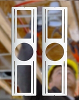 Plaque de pré-montage universelle en métal pour downlight encastré fin et éclairage de surface