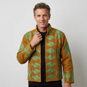 Atractiva Chaqueta Larga Suzani Bordada a Mano para Mujer, Estilo Bohemio, Gitano, Crewel, para Primavera, Festivales, Regalo Especial - Product Image 1