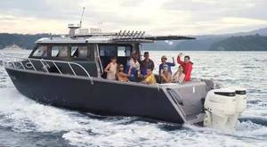 Poseidon sang trọng 36ft 11m nhôm Tốc độ đánh cá thuyền phía ngoài động cơ tàu trung tâm giao diện điều khiển cabin Cruiser để bán - Product Image 3