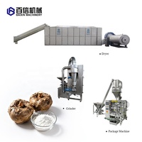 Ligne de production de farine de konjac personnalisable à partir de chips de konjac séchées, machine à fabriquer la farine de konjac