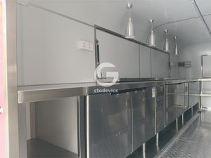 Remorque alimentaire mobile commerciale, camion-restaurant entièrement équipé, café de rue, bar, chariot à hot-dogs et <span class=keywords><strong>tacos</strong></span> - Product Image 2