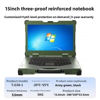 Workstation Laptop Industri Portabel Tahan Banting, Intel I9-13900H, Memori 8GB