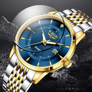Montre-bracelet à quartz pour homme en acier inoxydable, avec calendrier, étanche 3 ATM, style professionnel et tendance, personnalisation de logo en gros - Product Image 2