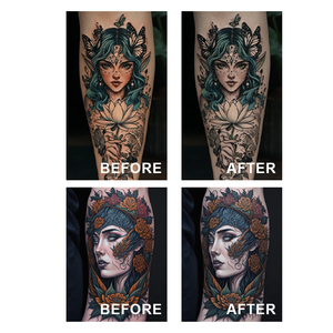 Crema Naturale Biologica Idratante Protettiva e Rigenerante per il Recupero del Tatuaggio, Balsamo per la Cura Post-Tatuaggio - Product Image 3