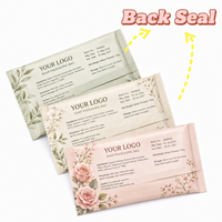 Sachets d'échantillons de soins de la peau avec logo imprimé personnalisé, sachet en feuille d'aluminium thermoscellable, emballage en plastique imperméable pour savon en barre