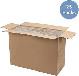 Kraft Wysylka Biale pudelko z tektury falistej, opakowanie kartonowe - Product Image 3