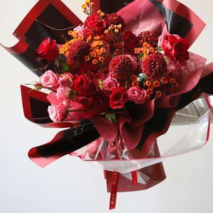Papier d'emballage imperméable effet nacré pour fleurs, roses, matériel d'emballage cadeau DIY, vente en gros - Product Image 4