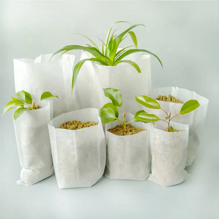 ถุงเพาะชำการเจริญเติบโตอย่างรวดเร็วถุงต้นกล้าย่อยสลายได้พืชเติบโตถุง