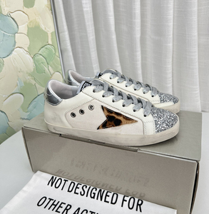 Baskets en cuir véritable rétro automne-été pour femmes, chaussures plates de sport Superstar de marques de créateurs pour enfants et hommes - Product Image 3