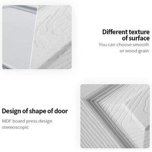 Porta a 2 Pannelli con Primer Bianco Impermeabile per Interni, Porta in HDF per Camera da Letto con Telaio per Case e Scuole, Prezzo all'Ingrosso - Product Image 6