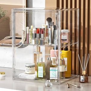 透明アクリルディスプレイボックスブーツ防除収納ボックスハンドバッグ容器ボックス磁気ドア - Product Image 4