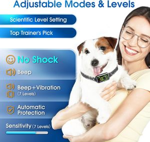 Collier anti-aboiement intelligent pour petits chiens, taille mini, léger, sans choc électrique, sans danger, collier anti-aboiement automatique - Product Image 5