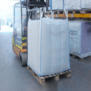 Sacs Jumbo en PP 100% antistatique EGP, 1000 kg, remplissage par le haut, bec verseur, fond plat et cloison, sacs FIBC, facteur <span class=keywords><strong>de</strong></span> sécurité 5:1 - Product Image 1