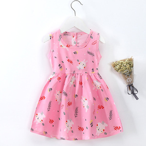 Robe florale décontractée pour bébé fille de 1 à 5 ans, style thaïlandais, été, pas cher, vêtements pour enfants - Product Image 5
