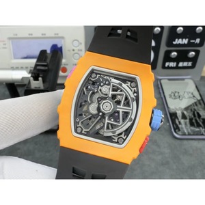 นาฬิกาข้อมือผู้ชาย Unique Trend 3503 สีเหลือง คุณภาพสูง ดีไซน์โครงกระดูก ระบบตูร์บิญอง ออโตเมติก เครื่องกลไก - Product Image 6