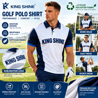 Polo personnalisé avec logo d'équipe, sublimation, imprimé, anti-plis, 100 % coton, uniforme d'entreprise, respirant, pour le sport, le travail et les événements