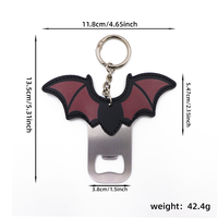 Ouvre-bouteille en forme de chauve-souris en cuir PU, ouvre-bière créatif, tire-bouchon de bar, tire-bouchon pratique et mignon, accessoires de camping