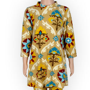 Vestido Básico Personalizado con Estampado Digital, Diseños de Ropa para Niñas, Estilo Hi-Low, Manga Larga, Vestido Navideño para Bebé - Product Image 2