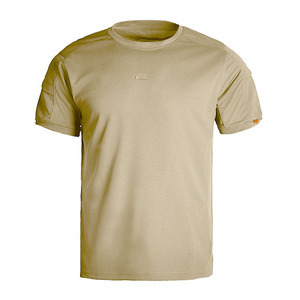Uniforme táctico de camuflaje DFG01 para hombre, camiseta Hurricane 2 color caqui con bolsillos en las mangas y gancho para gafas de sol en el pecho. - Product Image 3